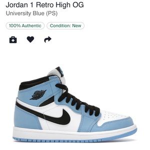 Jordan 1 Rero High OG UNIVERSITY BLUE/WHITE-BLACK-UNIVERSITY BLUE